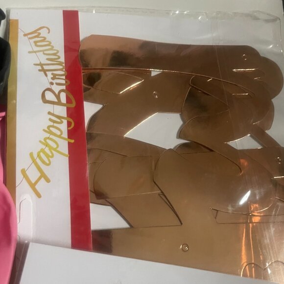 Pink & Black Balloon Garland Arch Kit with 2 Champagne Bottle Foil Balloons - Picture 7 of 11